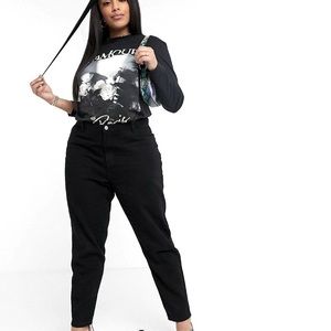 High waist mom jeans